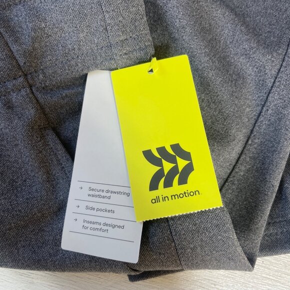 All In Motion Lightweight Training Pants Mens XXL Gray New Workout Activewear - Picture 10 of 11